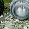 Spherical Waterfall Garden Feature