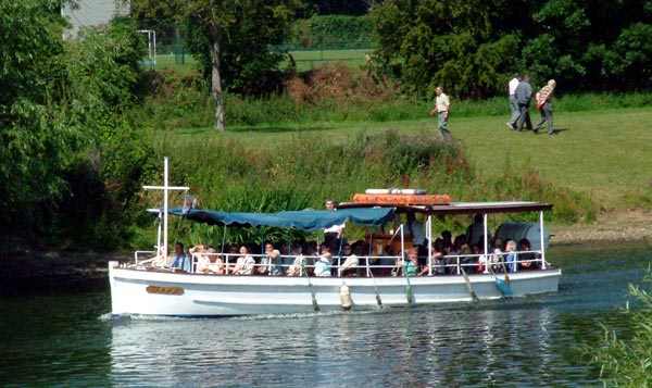  You can travel by ferry all the way from Central London to Hampton Court. 